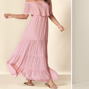 Venus tiered maxi dress